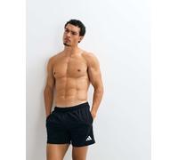 adidas - Training Essentials - Pantaloncini da bagno neri con 3 strisce-Nero S
