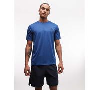 adidas - Training Essentials - T-shirt blu navy con 3 strisce-Nero S