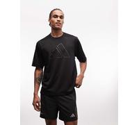 Adidas D4t Power Essentials Workout Mesh Short Sleeve T-shirt Nero M Uomo
