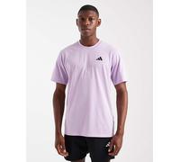 adidas Training - Feelready - T-shirt da allenamento basic prugna polvere e nero-Viola S