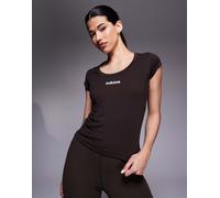 Adidas Hyperglam Baby Short Sleeve T-shirt Marrone M Donna