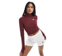 ADIDAS PERFORMANCE Giacca di felpa sportiva 'Hyperglam' rosso / bianco Donna ADIDAS PERFORMANCE XL-XXL rosso / bianco