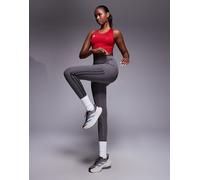 Leggings adidas Optime 3 strisce lilla nero donna - M