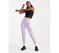 adidas - Training Optime - Leggings lunghezza integrale viola polvere con 3 strisce 2XS