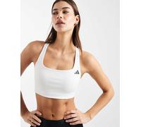 Adidas Optime Workout Medium Impact Sports Bra Bianco S Donna