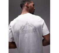 adidas Training - Outdoor Terrex - T-shirt bianca con logo sul petto-Bianco 2XL