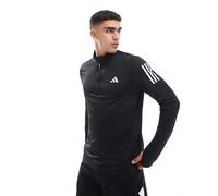 adidas Training - Own The Run - Top nero con zip corta S