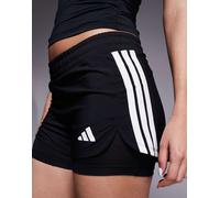Adidas Pantaloncini Donna Pacer Allenamento Woven 2in1 Neri XXS