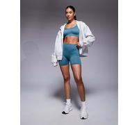 adidas - Training - Pantaloncini aderenti in maglia da 4" blu ottanio-Verde L