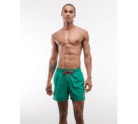 adidas Training - Pantaloncini da bagno da 5" verdi, rossi e gialli-Bianco M