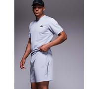 adidas - Training - Pantaloncini tecnici grigi-Grigio XS