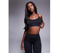 adidas Training - Reggiseno sportivo a sostegno leggero in maglia nero M A-B Cup