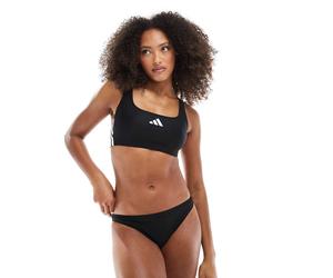 adidas Training - Set bikini nero con 3 strisce W32
