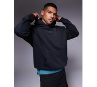 adidas - Training Strength - Felpa con cappuccio oversize nera-Nero 2XL