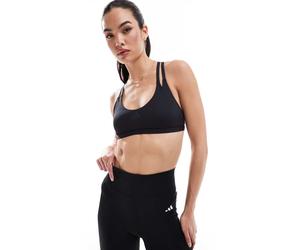 adidas Training - Strength - Reggiseno a sostegno leggero nero S C-D Cup