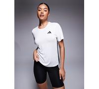 Adidas Train Essentials 3 Stripes Workout Short Sleeve T-shirt Bianco XS Donna