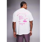 Adidas Climacool Fun Training Graphic Short Sleeve T-shirt Bianco L Uomo