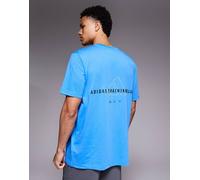 Adidas Climacool Training Identity Graphic Short Sleeve T-shirt Blu M Uomo