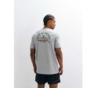 adidas Training - T-shirt grigio mélange con stampa sul retro L