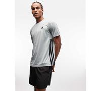 adidas Training - T-shirt verde salvia con tre strisce M