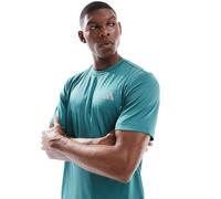 adidas Training - Tech Apparel - T-shirt verde-azzurro preloved-Blu L