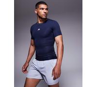 adidas - Training Tech Fit - T-shirt base layer blu navy XL