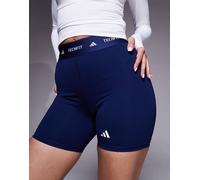 adidas Training - TechFit - Pantaloncini taglio corto blu navy XS
