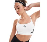adidas Training - Train Essentials - Reggiseno sportivo bianco a supporto leggero XS