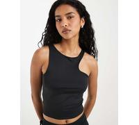 adidas Training Yoga All Me canotta cut-out nera-Nero M