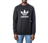 adidas Trefoil Crew, Felpa Uomo, Nero, Large (Taglia produttore:L)