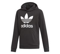 adidas Trefoil, Felpa con Cappuccio Unisex Bambini, Black/White, 1112