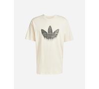 ADIDAS ORIGINALS Maglietta 'Skeleton Trefoil' grigio scuro / offwhite, Taglia M
