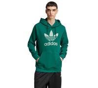 Adidas Trefoil male Felpe con cappuccio - Verde - Algodón - Foot Locker Green M