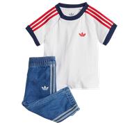 Adidas Trefoil Neonato - Tute da ginnastica Blu - Taglia 57 - 62 CM - Jersey di cotone Blue 57 - 62 CM