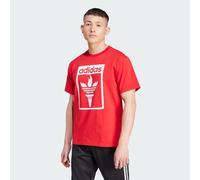 Adidas Trefoil Uomo - Magliette Rosso - Taglia S - Jersey di cotone Red S