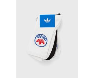 Adidas TREFOILS CREW SOCK 3 PAIRS men black|white in taglia:M