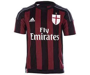 adidas Trikot AC Milan Home Maglia a Maniche Corte. Bambino