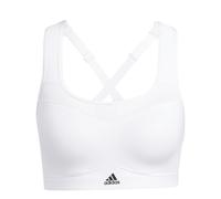 Adidas TRN HS Alpha, Reggiseno Sportivo Donna, White, sac Supporto elevato S