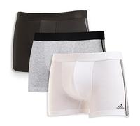 Adidas Trunk (3pk) - Active Flex Cotton 3 Stripes 4a2m02 Boxer a Pantaloncino Uomo (Pacco da 3)