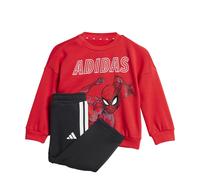 Adidas - Tuta Bambini Marvel Spider-Man, Rosso Codice JF3630 - 9B