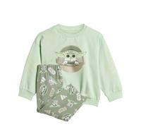 Adidas - Tuta Bambini Star Wars The Mandalorian, Verde Codice JF3631 - 9B