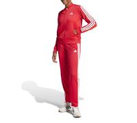 adidas Donna ESSENTIALS 3-STRIPES TRACKSUIT, pure ruby/white, S