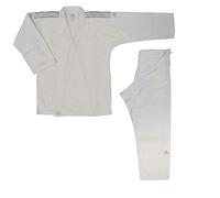 adidas Tuta da judo Contest bianco/argento a righe J650 (160)