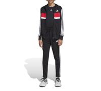 Adidas Tuta da Ragazzi Essentials Tiberio 3-Stripes Nero Nero