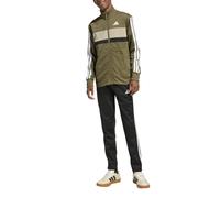 Adidas - Tuta da Ragazzo Tiberio 3-Stripes Tricot, Verde Verde