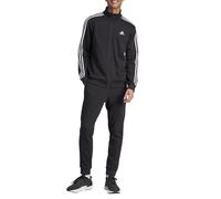 Adidas Tuta da Uomo Basic 3-Stripes Fleece Nero Nero