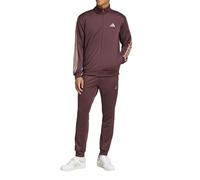 Adidas Tuta da Uomo Basic 3-Stripes French Terry Bordeaux Taglia S Codice JI8872 Rosso