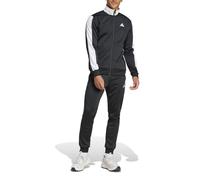 Tuta adidas Sportswear Basic Tricot Colorblock nero bianco - M
