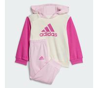 ADIDAS TUTA ESSENTIALS COLORBLOCK INFANT COL. BEIGE/ROSA TG. 2-3A