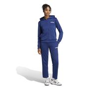 adidas Donna ESSENTIALS LINEAR TRACKSUIT, dark blue, M